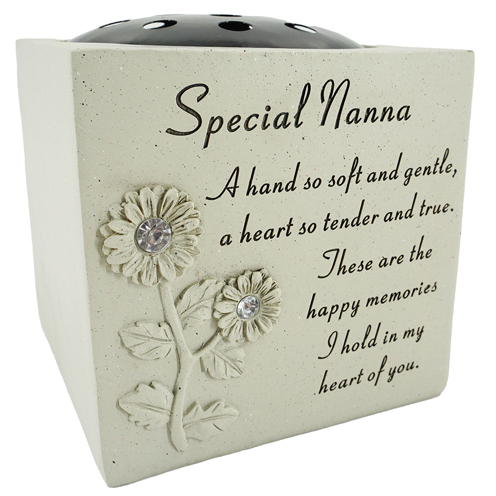 Special Nanna Diamante Flower Vase