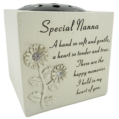Special Nanna Diamante Flower Vase