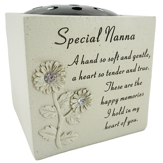 Special Nanna Diamante Flower Vase