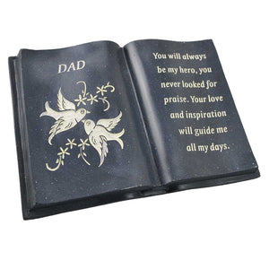 Special Dad Love &amp; Peace Dove Memorial Book