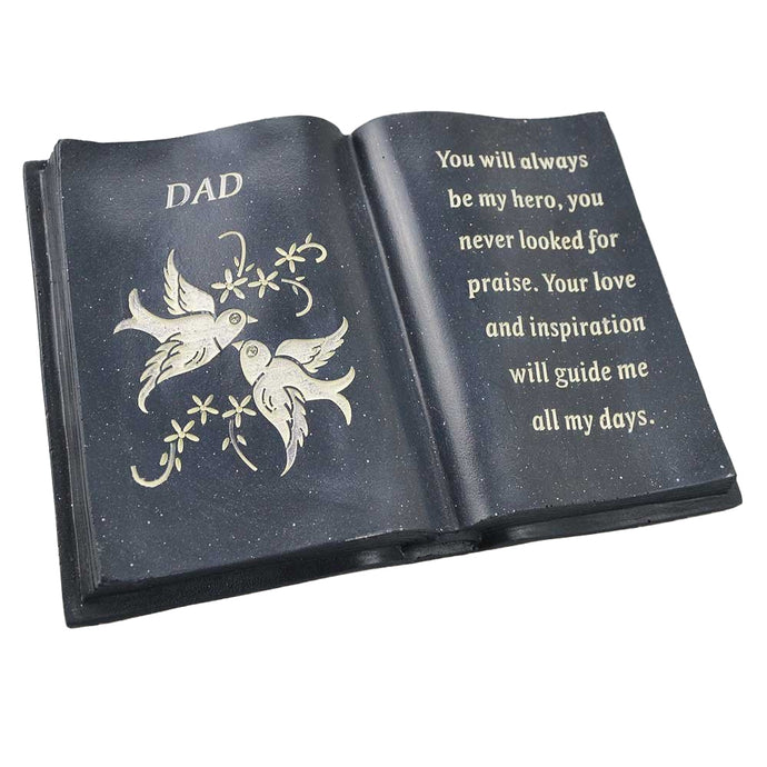 Special Dad Love & Peace Dove Memorial Book