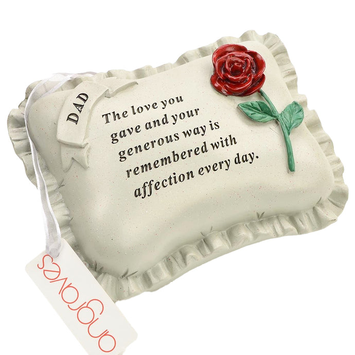 Special Dad With Rose Pillow Graveside Ornament