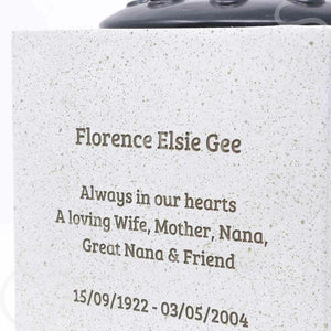 Fully Bespoke Personalised Graveside Memorial Flower Vase