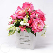 Load image into Gallery viewer, Fully Bespoke Personalised Graveside Memorial Flower Vase