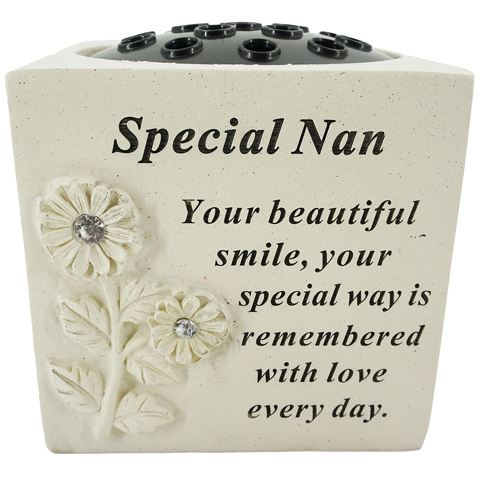 Special Nan Diamante Flower Vase