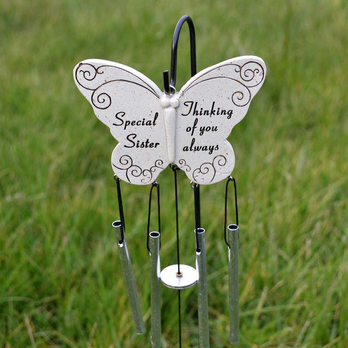 Special Sister Thinking Of You Always Butterfly Wind Chime