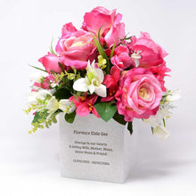 Load image into Gallery viewer, Fully Bespoke Personalised Graveside Memorial Flower Vase