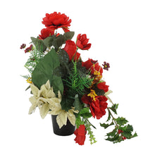 Load image into Gallery viewer, Estelle Christmas Artificial Flower Memorial Arrangement