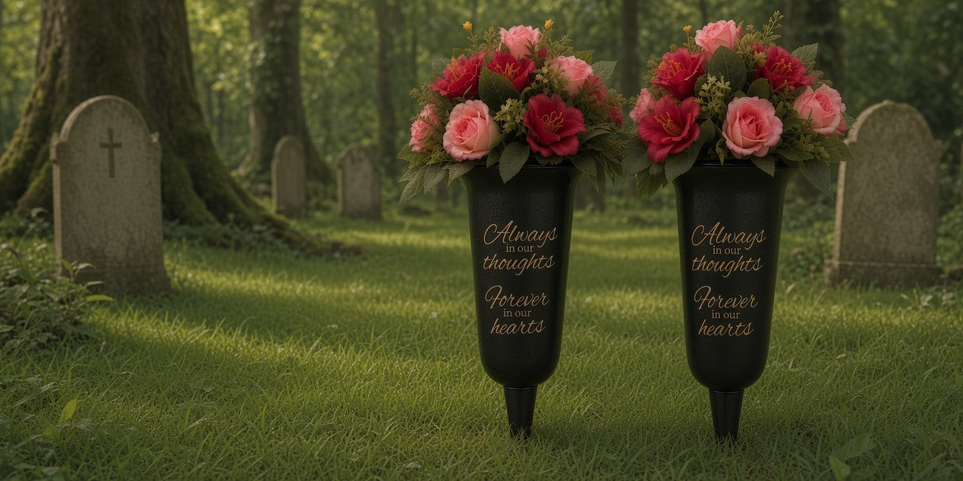 Ground
spike vases