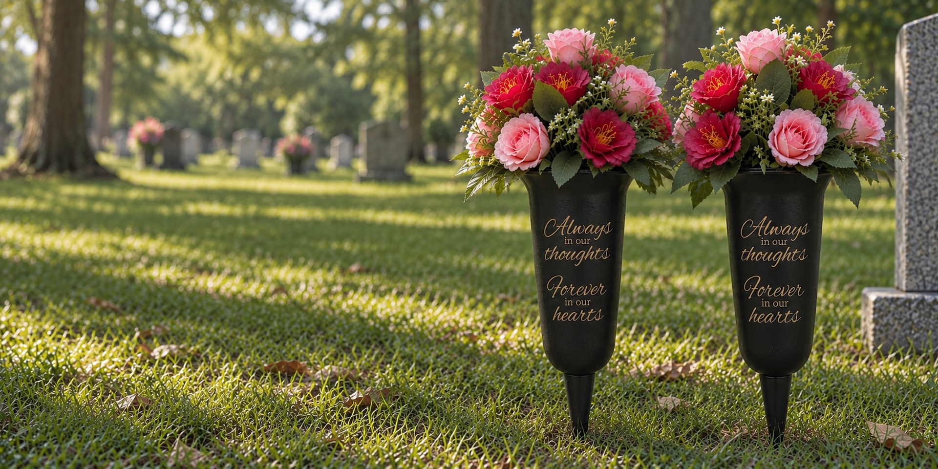 Ground
spike vases
